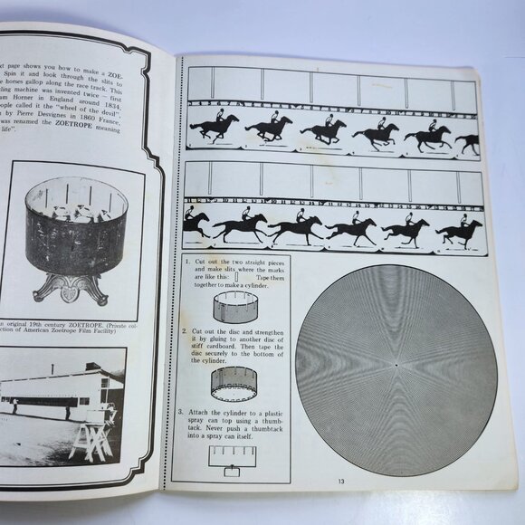 Paper Movie Machines Mini Movies Ready To Make by Budd Wentz (Troubador,1975) PB - Picture 8 of 9